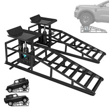 Rampa di accesso per auto 5T + 5T rampa di accesso con cric idraulico cavalletti di accesso 2X