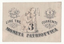 3 LIRE CORRENTI MONETA