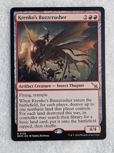 Mtg krenko buzzcrusher - buzzcrusher, #136