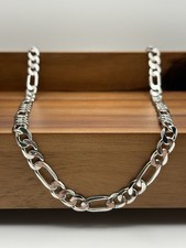 Collana catena figaro argento - collana,