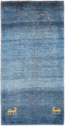 Tappeto persiano gabbeh blu - tappeto,