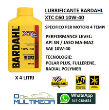 4 LITRI OLIO MOTORE BARDAHL