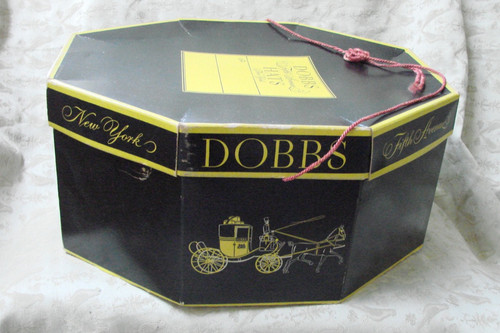 Scatola cappello vintage dobbs - vintage,