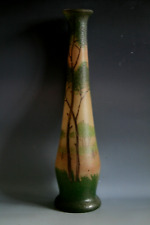 ANTICO VASO IN VETRO SMALTATO