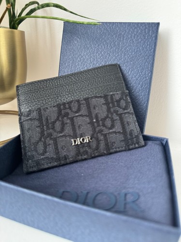 Dior porte cartes toile - dior,
