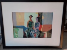 RENATO GUERRINI Figure Femminili Dipinto Olio 