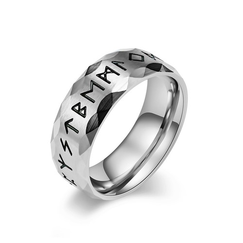 Anello runa vichinga - runa, uomo