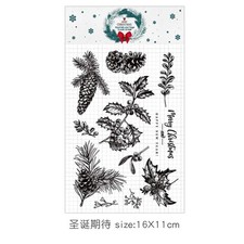 Merry Christmas leaves decori