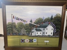 Quadro Amish arte popolare