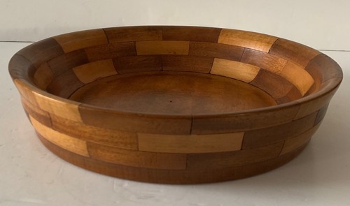 Vintage turned wooden - turned,