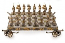 Scacchiera In onice fatta a mano. Ottimo stato.