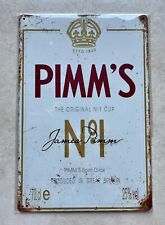 PIMM'S N.1 INSEGNA METALLO
