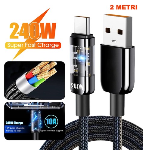 Cavo ricarica rapido - da, usb