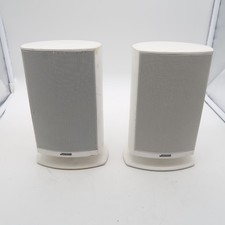 Jamo A340 coppia diffusori surround satellitari da libreria bianchi con supporti