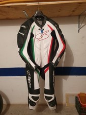 Tuta Intera in pelle Spyke Tricolore Italia