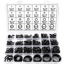 480 Pezzi 24 Misure O-Ring Assortimento Kit, Gomma Nitrile Guarnizione O-Ring Ki