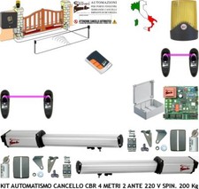 KIT AUTOMAZIONE CANCELLO 4 MT