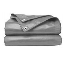 Telo Telone PVC Grigio Occhiellato Impermeabile con occhielli su misura 450 gr