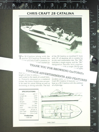 Features chris craft 28 - chris,