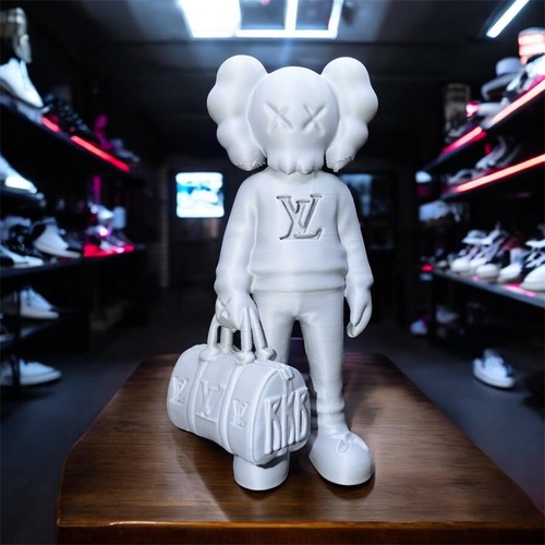 Kaws figurine handbag matte - lv,