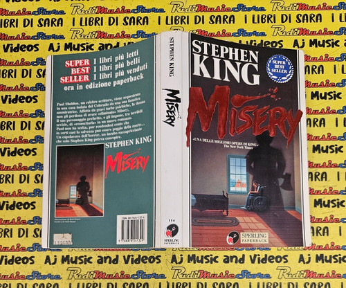 Book libro misery thriller - book,