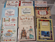 Lotto di 9 libri Cucina Edizioni Del Baldo - Nostalgia di Casa - come da foto