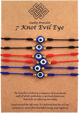 6 PCS Bracciale Occhio Turco -