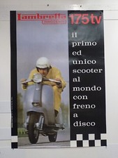 INNOCENTO LAMBRETTA 175 SCOOTER MANIFESTO AFFICHES