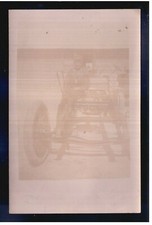 Cartolina Fotografica Libia Zuara 1913 Meccanico Telaio Camion W597