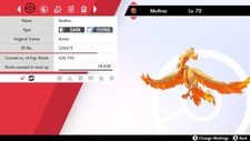 ✨ Competizione Online Shiny Moltres (Galar) ✨ Pokemon Spada e Scudo Perfetto IV