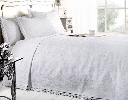 Set copriletto jacquard - copriletto,