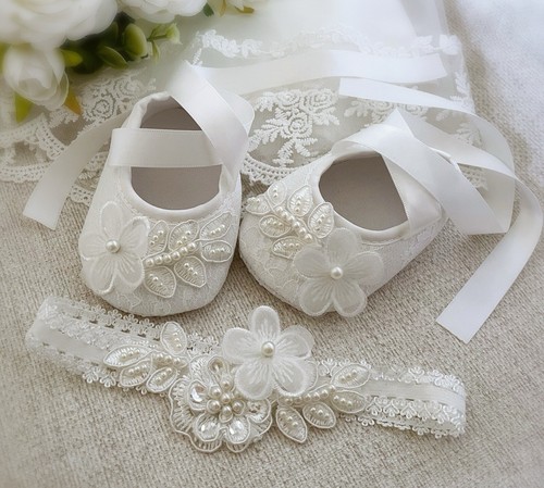 Scarpe battesimo bambina
