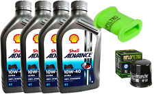 KIT TAGLIANDO KAWASAKI KLE 500 1991 1992 2006 SHELL ULTRA 10W40 FILTRO OLIO ARIA