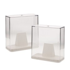  2 Pezzi Scatola Vetrina