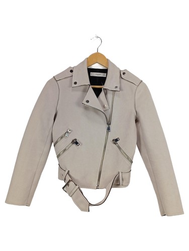 Mango giacca pelle - pelle, donna