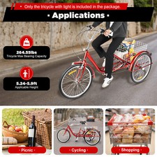 Bicicletta 24 pollici 3 ruote