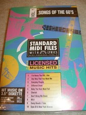 Tune 1000 Standard Tastiera File Midi "Canzoni degli anni 60" Vol. 1 karaoke confezione originale nuovo