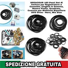180Pz Set Di Cintura per Registratore a Cassette, Cinghie in Gomma per Walkman