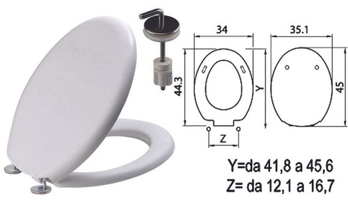 Sedile termoindurente - wc,