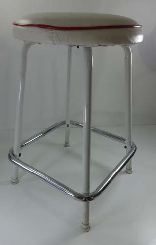 Sgabello vintage metallo