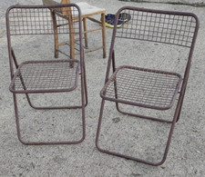 2 sedie pieghevoli vintage di ikea di Niels Gammelgaard