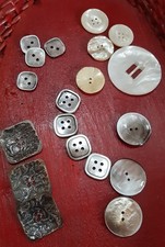 Vintage lotto bottoni - vintage,