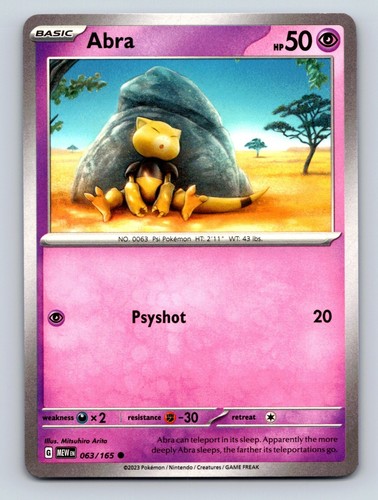 Abra psyshot attacco - hp, 50