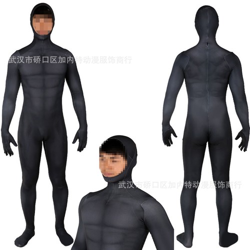 Tuta muscolare nera - tuta, suit
