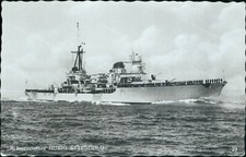 bm697 cartolina  nave