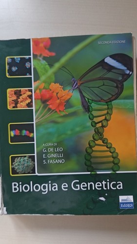 Biologia genetica copertina - biologia,