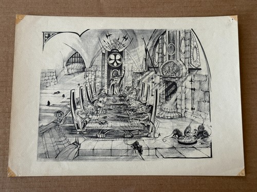 Poster satanic dark castle - poster,