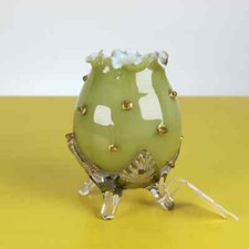 vaso vintage in vetro di