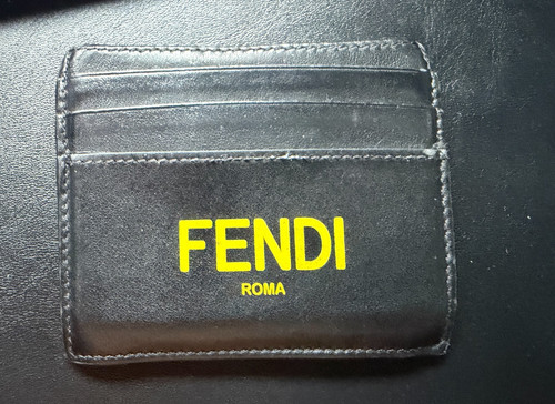 Fendi roma black calfskin - roma,