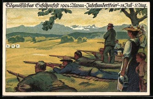 Aarau eidgenössisches - ak,